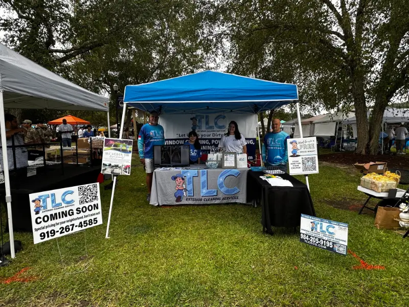 TLC Exterior Services at the Angier Crepe Myrtle Festival 2024