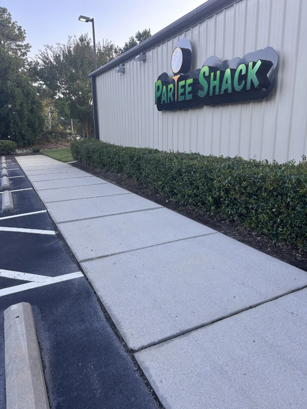 partee shack in raleigh nc pressure washing job