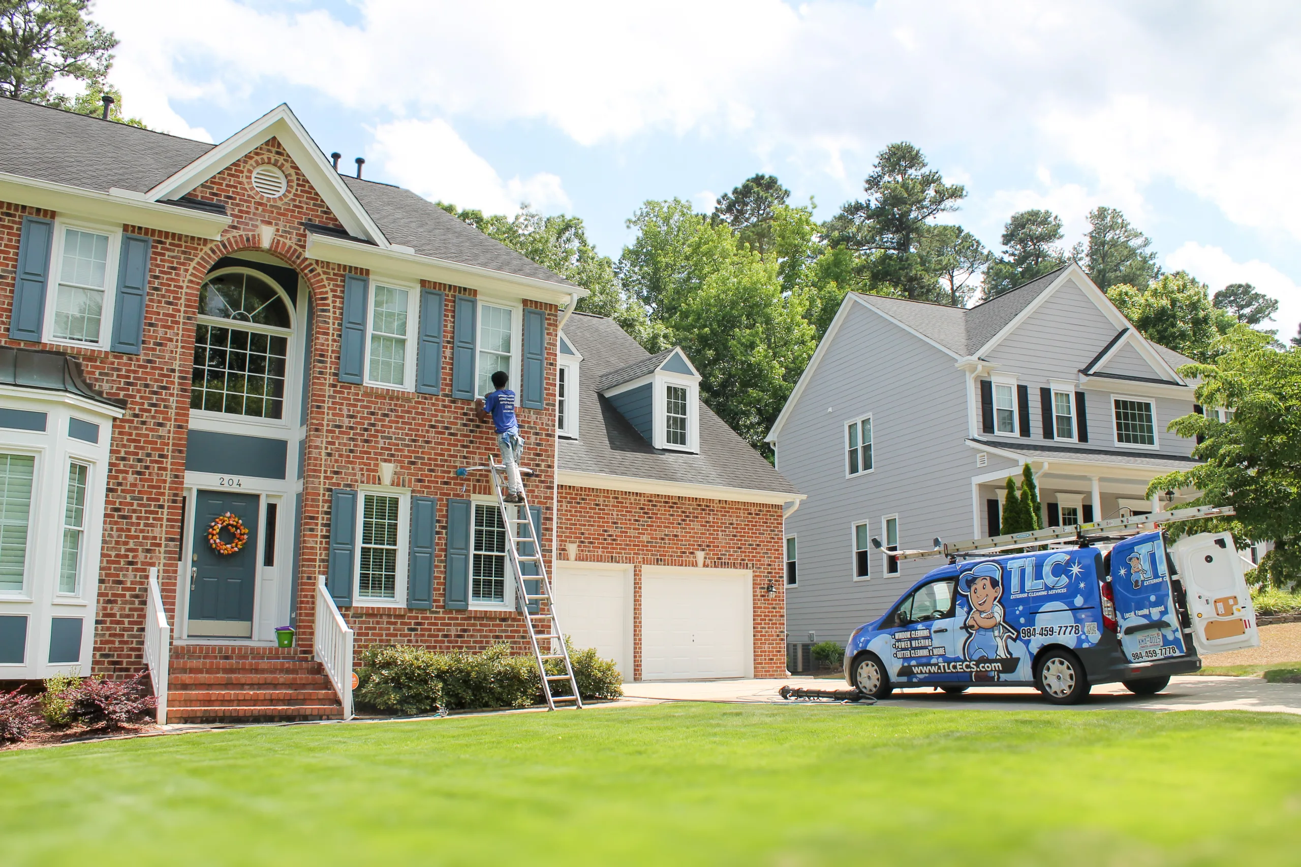 TLC Exterior Cleaning Services Getting a Cary Home clean and for Fall